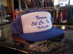 画像1: VERNAN OIL CA INC VTG MESH CAP BLUExWHITE