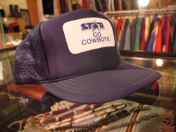 画像1: STAR GO COWBOYS VTG MESH CAP NAVY
