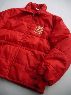 画像3: MULTI MILE TIRES VTG PUFFY JACKET RED L