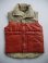 画像1: WRANGLER VTG PUFFY VEST BEIGExORANGE M (1)