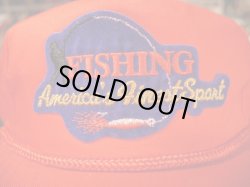 画像3: FISHING AMERICAN FINEST SPORTS VTG CAP RED