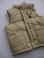 画像2: HARLEY DAVIDSON SWINGSTER VTG RACING PUFFY VEST BEIGE MEDIUM