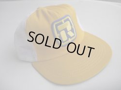 画像1: R LOGO VTG MESH CAP YELLOWxWHITE