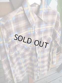 画像2: USA MADE VTG COTTON PRINT FLNNEL SHIRT S