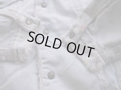 画像6: 80's LEVIS DENIM BOA JACKET M ICE BLUE(1)