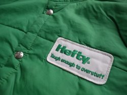 画像2: SWINGSTER HEFTY TOUGH ENOUGH TO OVERSTUFF VTG PUFFY VEST GREEN M