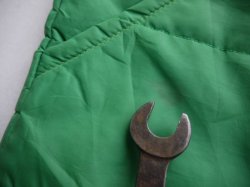 画像4: SWINGSTER HEFTY TOUGH ENOUGH TO OVERSTUFF VTG PUFFY VEST GREEN M