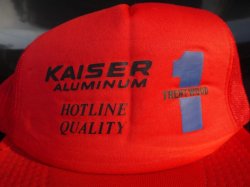 画像3: KAISER ALUMINUM TRENTWOOD HOTLINE QUALITY VTG MESH CAP RED