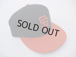 画像1: NEW ERA SAN FRANCISCO GIANTS BASEBALL CAP BLACKxORANGE 7 1/2(59.6cm)