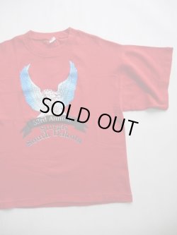 画像2: STURGIS BLACK HILLS RALLY SOUTH DAKOTA VTG T-SHIRT RED L