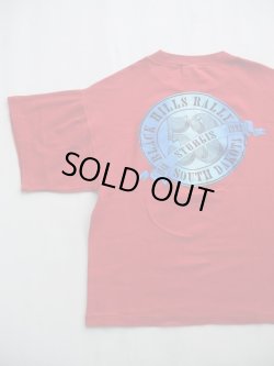 画像5: STURGIS BLACK HILLS RALLY SOUTH DAKOTA VTG T-SHIRT RED L