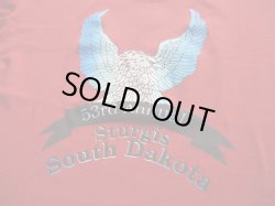 画像3: STURGIS BLACK HILLS RALLY SOUTH DAKOTA VTG T-SHIRT RED L