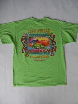 RON JON SURF SHOP VTG T-SHIRT LIME GREEN L