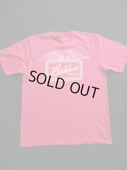画像1: SIXHELMETS RACING CHECKER T-SHIRT TROPICAL PINK