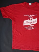 LEINENKUGELS BEER VTG T-SHIRT RED L