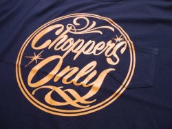 画像3: SIXHELMETS CHOPPERS ONLY OVER SIZE POCKET T-SHIRT NAVY