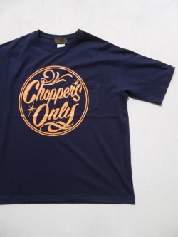 画像2: SIXHELMETS CHOPPERS ONLY OVER SIZE POCKET T-SHIRT NAVY
