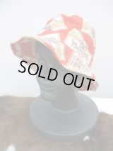 OLYMPIA BEER PATTERNED ALL OVER VTG  BUCKET HAT