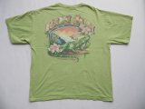 RON JON SURF SHOP COCOA BEACH FLA VTG T-SHIRT YELLOW GREEN XL