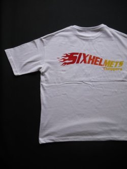 画像5: SIXHELMETS CHOPPERS HOODIE WHITE×GRADATION RED