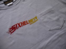 画像3: SIXHELMETS CHOPPERS HOODIE WHITE×GRADATION RED