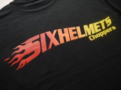 画像7: SIXHELMETS CHOPPERS HOODIE BLACK×GRADATION RED