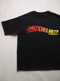 画像5: SIXHELMETS CHOPPERS HOODIE BLACK×GRADATION RED