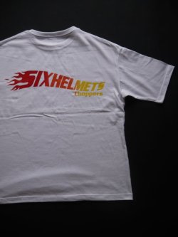 画像6: SIXHELMETS CHOPPERS HOODIE WHITE×GRADATION RED