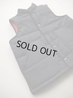 画像2: SIXHELMETS RACING PUFFY DENIM VEST INDIGO DENIM×RED