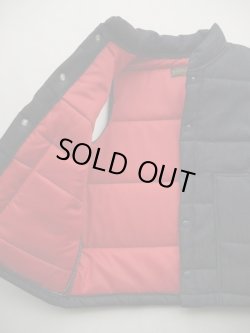 画像4: SIXHELMETS RACING PUFFY DENIM VEST INDIGO DENIM×RED