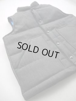 画像2: SIXHELMETS RACING PUFFY DENIM VEST BLACK DENIM×SAXE BLUE