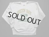 90's CHAMPION GREEN BAY PACKERS WEAVE SWEATER GRAY L