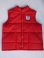 画像1: HARLEY DAVIDSON No.1 LOGO PUFFY VEST RED L (1)