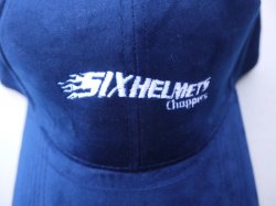 画像3: SIXHELMETS CHOPPERS VELOUR CAP BLUE×WHITE