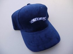 画像2: SIXHELMETS CHOPPERS VELOUR CAP BLUE×WHITE