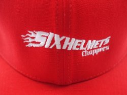 画像3: SIXHELMETS CHOPPERS COTTON CAP RED×WHITE