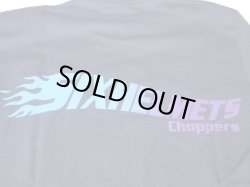 画像6: SIXHELMETS CHOPPERS LONG SLEEVE T-SHIRT NAVY×BLUE FLAME