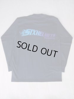 画像5: SIXHELMETS CHOPPERS LONG SLEEVE T-SHIRT NAVY×BLUE FLAME