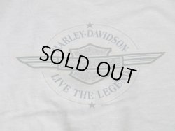 画像7: HARLEYDAVIDSON LIVE THE LEGEND OFFICIAL VTG SWEATSHIRTS MARBLED GRAY×GREEN 