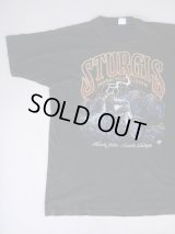 90s STURGIS MORTORCYCLE CLASSIC BLACK HILLS SOUTH DAKOTA VTG T-SHIRT BLACK XL