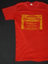 BUDWEISER OFFICIAL VTG T-SHIRT RED L