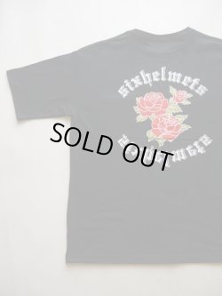 画像1: SIXHELMETS ROSE POCKET T-SHIRT BLACK