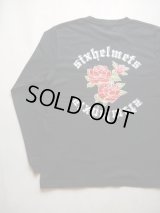 SIXHELMETS ROSE LONG SLEEVE T-SHIRT BLACK
