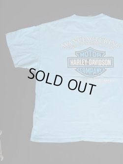 画像4: HARLEY DAVIDSON MANUFACTURING FINAL ASSEMBLY PLANT VTG T-SHIRT LIGHT BLUE XL