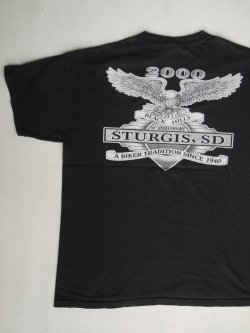 画像1: BLACK HILLS STURGIS,SD VTG T-SHIRT BLACK L