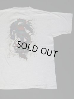 画像2: GOTCHA VTG DRAGON T-SHIRT MARBLED GRAY L