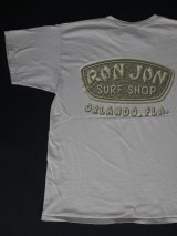 RONJON SURF SHOP VTG T-SHIRT BEIGE L