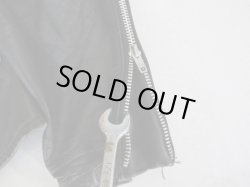 画像6: 70s BROOKS LEATHER VTG SINGLE RIDER'S JACKET BLACK L