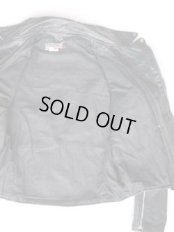 画像10: 70s BROOKS LEATHER VTG DOUBLE RIDER'S JACKET BLACK M