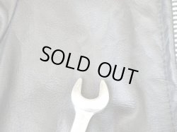 画像12: 70s BROOKS LEATHER VTG DOUBLE RIDER'S JACKET BLACK M